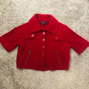 Cropped wool jacket size small